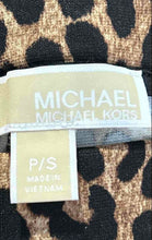 Load image into Gallery viewer, Michael Kors Womens Brown Black Leopard Print Flat Front Ankle Pants Size S