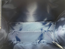 Load image into Gallery viewer, Jimmy Choo Parfums Mens Blue Red Zipper Mini Toiletry Travel Bag