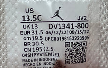 Load image into Gallery viewer, Nike Kids Jordan 1 Mid SE DV1341-800 White Orange Sneaker Shoes Size 13.5C
