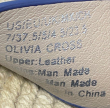 Load image into Gallery viewer, Kenneth Cole Womens Olivia Cross Beige Purple Open Toe Espadrille Sandals Size 7