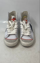 Load image into Gallery viewer, Nike Mens Blazer Mid 77 DD3111-100 White Leather Lace-Up Running Shoes Size 8.5