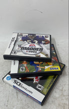 Load image into Gallery viewer, Lot Of 3 Piece Assorted Nintendo DS DVD Action & Adventure Video Game
