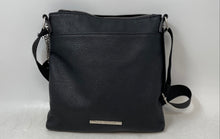 Load image into Gallery viewer, Steve Madden Womens Black Leather Charm Adjustable Strap Crossbody Handbag
