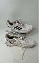 Load image into Gallery viewer, Adidas Mens Courtsmash White Black Lace-Up Low Top Sneaker Shoes Size 10
