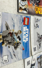 Load image into Gallery viewer, Lot Of 6 Pcs Assorted Lego Star Wars Theme Mixed Instruction Manuals For Age 3+
