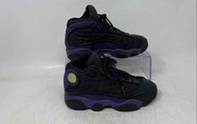 Load image into Gallery viewer, Nike Kids Air Jordan 13 Retro Black Purple Lace-Up Sneaker Shoes Size 12C