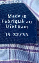 Load image into Gallery viewer, Vince Camuto Mens Blue Plaid Collared Slim Fit Long Sleeve Dress Shirt Size 15