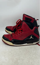 Load image into Gallery viewer, Nike Mens Air Jordan SC 3 629877-601 Red Black Leather Sneakers Shoes Size 11