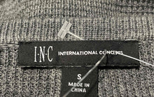 Load image into Gallery viewer, INC International Concepts Womens Dark Gray Size-Zip Knit Tunic Sweater Size S