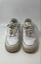 Load image into Gallery viewer, Nike Mens Air Force 1 Low All White Leather Lace-Up Sneakers Shoes Size 10
