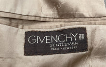 Load image into Gallery viewer, Authentic Givenchy Mens Light Brown Two-Button Blazer No Size Pit To Pit 18"