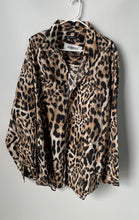Load image into Gallery viewer, INC International Concepts Mens Brown Animal Print Button-Up Shirt Size XXL