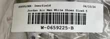 Load image into Gallery viewer, Authentic Nike Kids Air Jordan 3 Retro White Print Sneaker Shoes Sz 6.5Y Stained