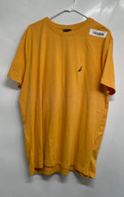 Load image into Gallery viewer, Nautica Mens Yellow Short Sleeve Crew Neck Pullover Performance T-Shirt Size XL