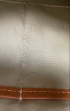 Load image into Gallery viewer, Valentina Womens Brown & Beige Genuine Leather Shoulder Strap Hobo Bag