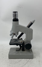 Load image into Gallery viewer, Tasco Model #70-1200-L Gray 80X-160X-1200X Zoom Educational Microscope Untested