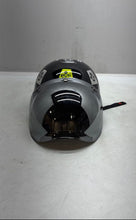 Load image into Gallery viewer, Unisex Black Removable Visor Half Chin Strap Open Face Motorcycle Helmet Size M