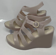 Load image into Gallery viewer, Melissa Womens Venus Light Beige Open Toe Wedge Platform Sandals Size 10