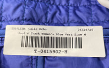Load image into Gallery viewer, Paul & Shark Womens Blue Collared Sleeveless Zipped Pockets Vest Size M With Tag