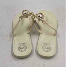 Load image into Gallery viewer, Authentic Tory Burch Womens Melody Jelly Ivory Slip-On Thong Sandals Size 6