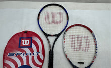 Load image into Gallery viewer, Wilson Spirit And Match Point 2-Piece Pro Sporting Tennis Racquets With Case