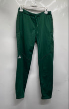 Load image into Gallery viewer, Adidas Mens Green Fleece Drawstring Pockets Elastic Waist Sweatpants Size S