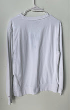 Load image into Gallery viewer, Tommy Hilfiger Womens White Long Sleeve Crew Neck Pullover Sweatshirt Size M