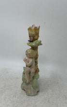 Load image into Gallery viewer, Home Decor Collectible Candle Holder Porcelain Baby With Birds Figurine