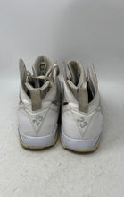 Load image into Gallery viewer, Nike Mens Air Jordan 7 Retro 304775-120 White Gray Lace-Up Sneakers Shoes Sz 15