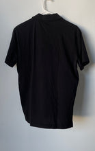 Load image into Gallery viewer, Armani Exchange Mens Black Short Sleeve 1/4 Zip Collared Polo Shirt Size S