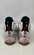 Load image into Gallery viewer, Nike Mens LeBron 13 807219-106 White Red Black Lace-Up Sneaker Shoes Size 10