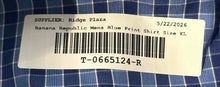 Load image into Gallery viewer, Banana Republic Mens Blue Plaid Print Long Sleeve Classic Fit Dress Shirt Sz XL