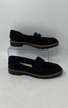 Load image into Gallery viewer, Anne Klein Womens Everly Black Moc Toe Slip-On Penny Loafer Shoes Size 8
