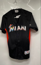 Load image into Gallery viewer, Majestic Authentic Collection Kids Black Miami Marlins Baseball Jersey Size L