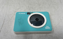 Load image into Gallery viewer, Canon Ivy CLIQ 2 CV-223 Aqua Blue Built-In Flash Instant Camera Printer Untested