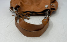Load image into Gallery viewer, Unbranded Womens Brown Inner Pockets Bottom Studs Shoulder Handbag