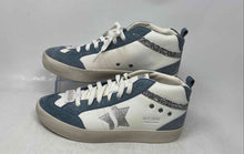 Load image into Gallery viewer, Skechers Womens Strand Star Radiant Rebel 185307 White Blue Sneaker Shoes Sz 8.5