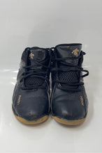 Load image into Gallery viewer, And 1 Kids Assist 3.0 Black Leather Lace-Up Mid Top Sneaker Shoes Size 2