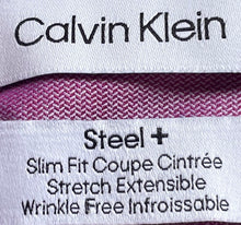 Load image into Gallery viewer, Calvin Klein Mens Pink Slim Fit Stretch Wrinkle Free Dress Shirt Sz XL 17 32/33