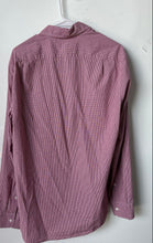 Load image into Gallery viewer, J.Crew Mens Red Geometric Long Sleeve Flex Washed Button-Up Shirt Size M
