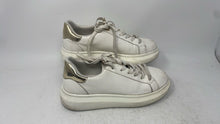 Load image into Gallery viewer, Aldo Womens White Round Toe Low Top Lace-Up Platform Sneaker Shoes Size 7.5M