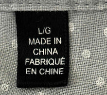 Load image into Gallery viewer, Saks Fifth Avenue Mens Gray Short Sleeve Slim Fit Button-Up Shirt Size Large