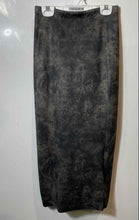 Load image into Gallery viewer, Zara Womens Brown Tie Dye Print Side Slit Midi Straight & Pencil Skirt Size XS