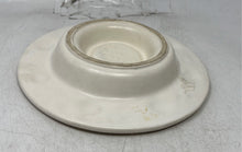 Load image into Gallery viewer, White Gold Porcelain Embossed Design Decorative Round Shape Ashtray