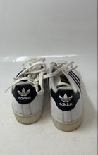 Load image into Gallery viewer, Adidas Mens Superstar White Black Low Top Lace-Up Sneaker Shoes Size 6