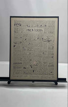 Load image into Gallery viewer, Proverbs Poster Framed With Original Illustration By Paul Palnik Entitled