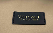 Load image into Gallery viewer, Versace Parfums Womens Beige Chain Strap Zipper Crossbody Purse Stained