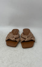 Load image into Gallery viewer, Marc Fisher Womens Lasket Brown Slip-On Woven Slide Sandals Size 8.5 M