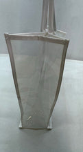 Load image into Gallery viewer, Aroma360 Paris Collection Womens White Clear Double Handle Tote Bag