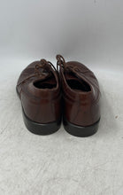 Load image into Gallery viewer, Carlo Morandi Mens Brown Leather Lace-Up Cap Toe Derby Dress Shoes Size 9.5